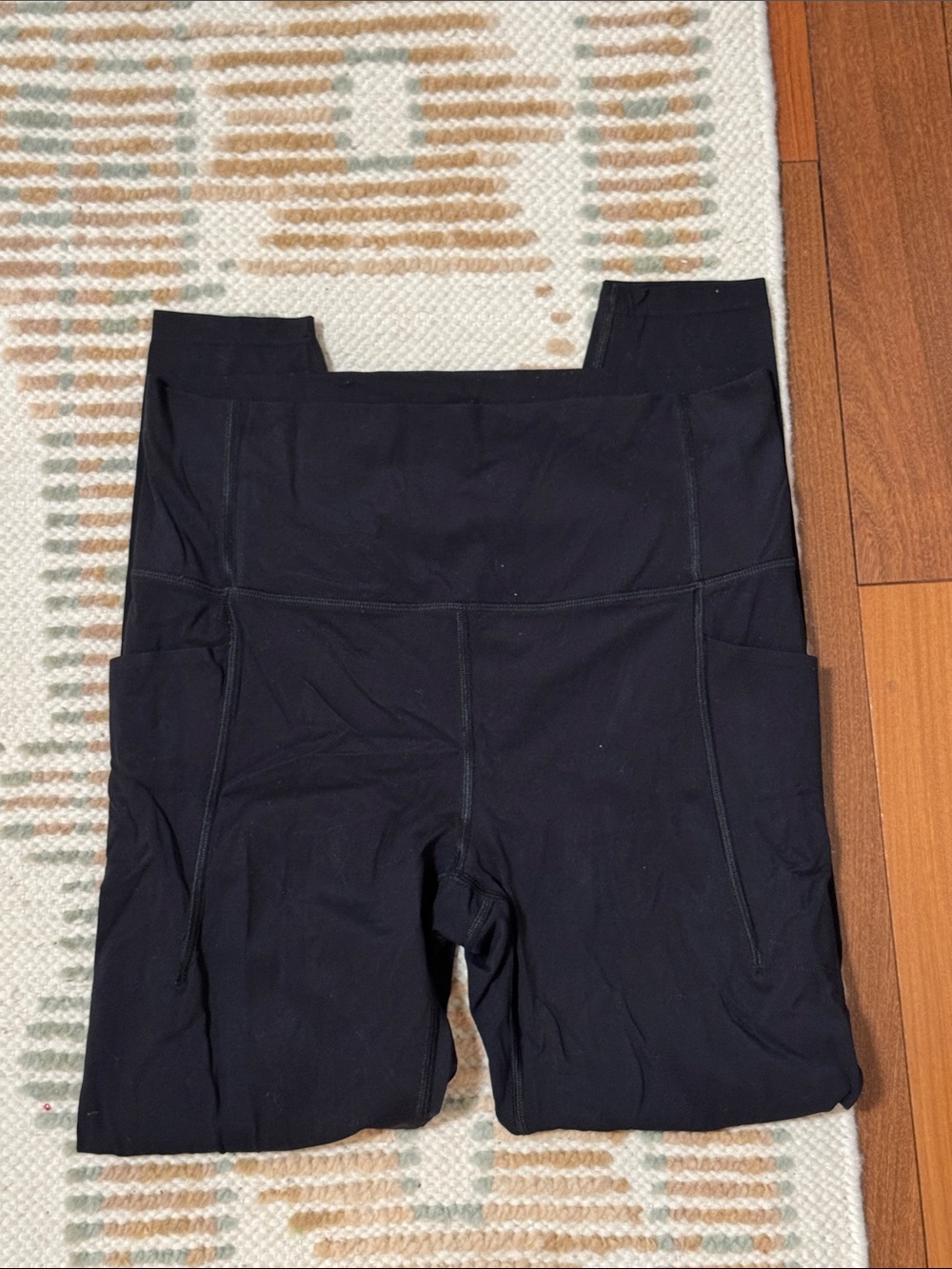 Forever 21 Black High-Waist Leggings with Side Pockets